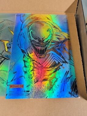 Megacon Orlando 2026 Marvel Holo Blast Prints NM Venom, Ultron , Sentinel